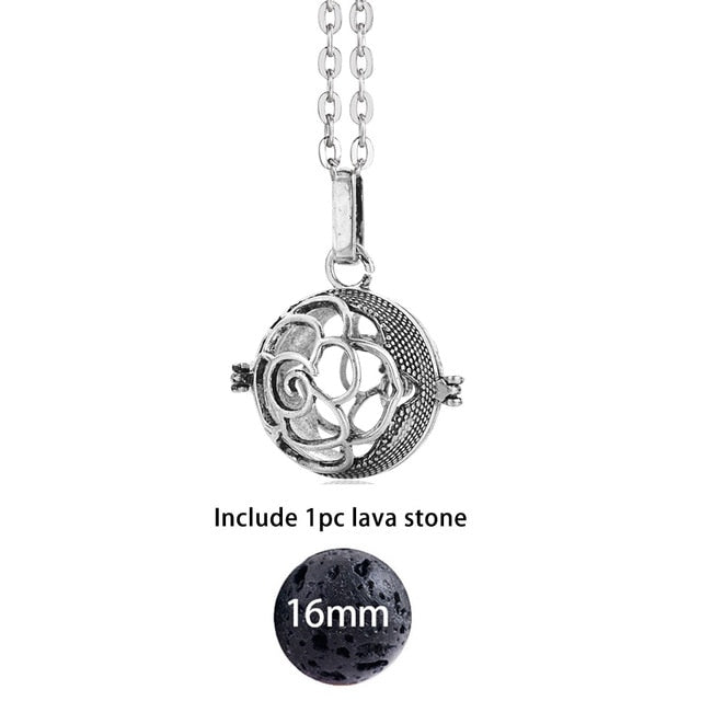 Dropshipping Antique Silver Color Vintage Pendant Necklace for A M